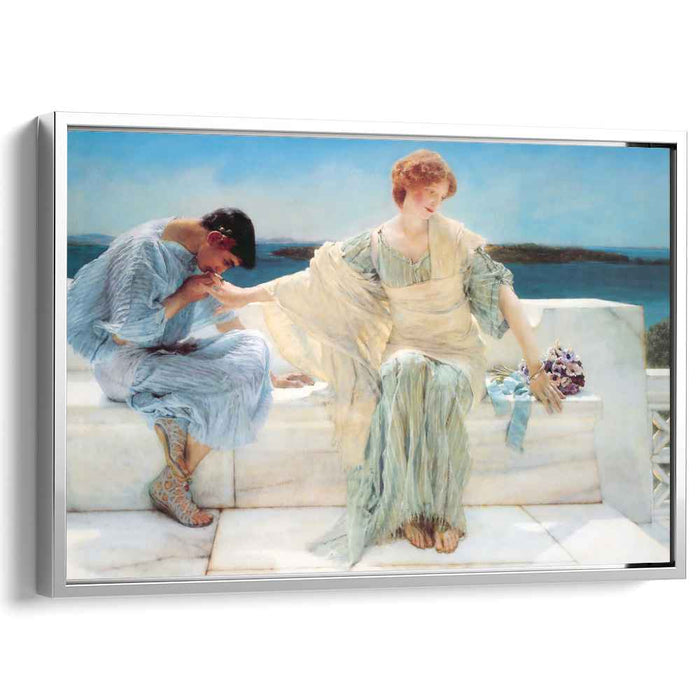Ask me no more (1906) by Sir Lawrence Alma-Tadema