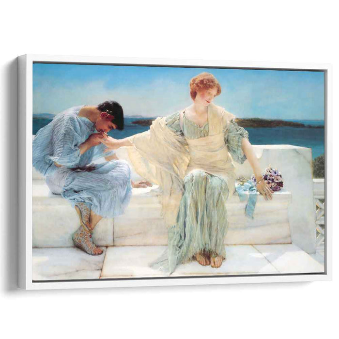 Ask me no more (1906) by Sir Lawrence Alma-Tadema