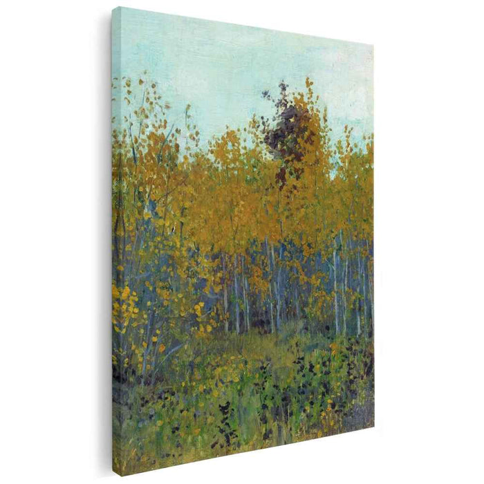 Aspen forest by Isaac Levitan