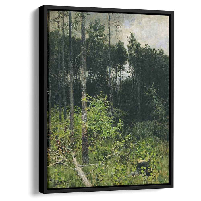 Aspen spinny. A gray day. (1884) by Isaac Levitan