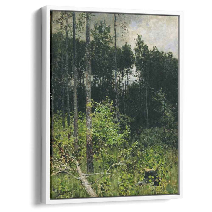 Aspen spinny. A gray day. (1884) by Isaac Levitan