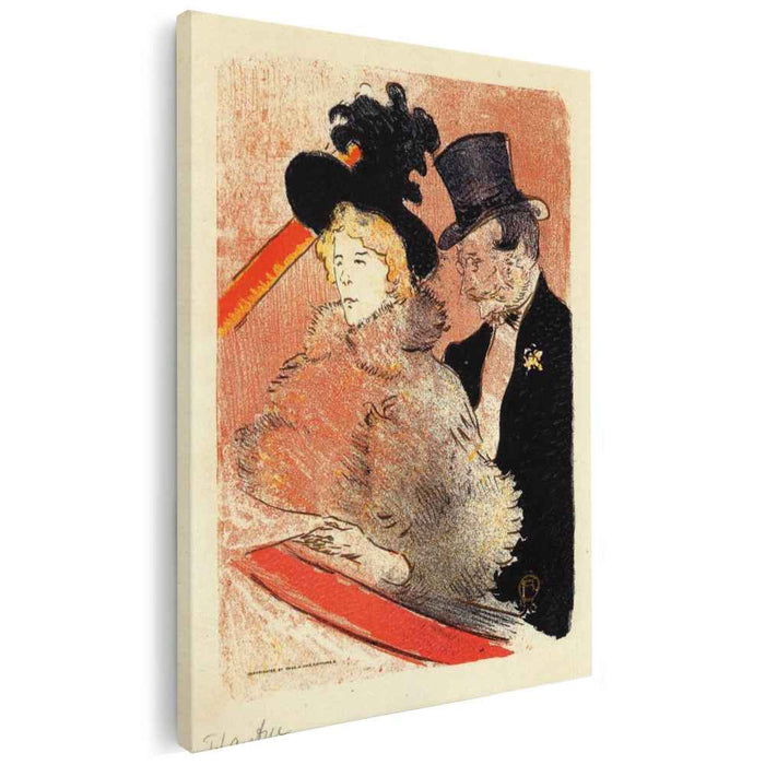 At the Concert (1896) by Henri de Toulouse-Lautrec