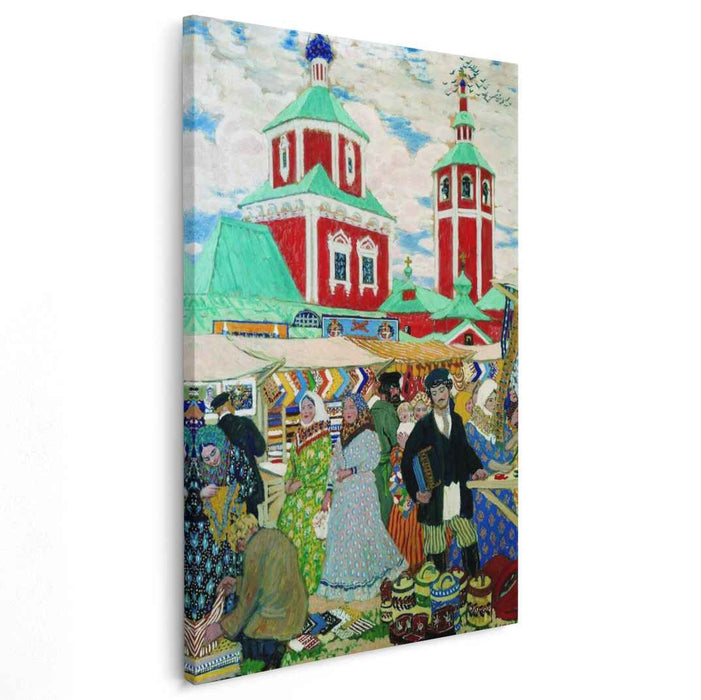 At The Fair (1910) by Boris Kustodiev