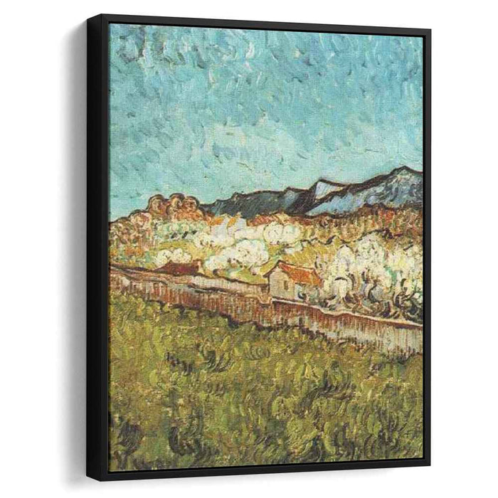 At the Foot of the Mountains (1889) by Vincent van Gogh