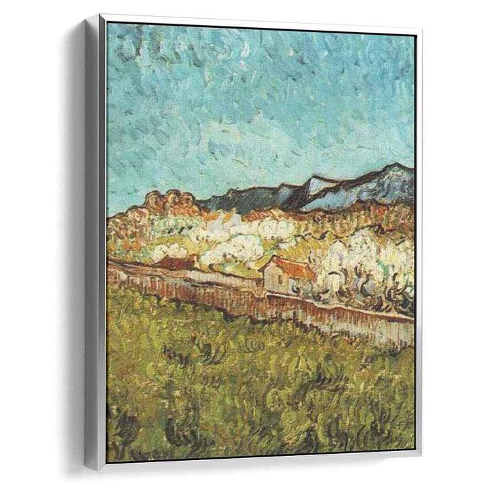 At the Foot of the Mountains (1889) by Vincent van Gogh