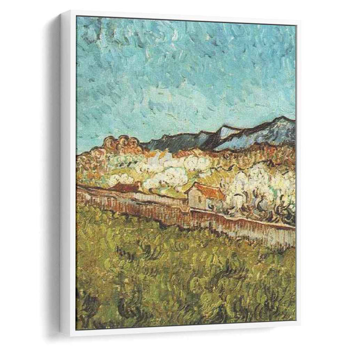 At the Foot of the Mountains (1889) by Vincent van Gogh