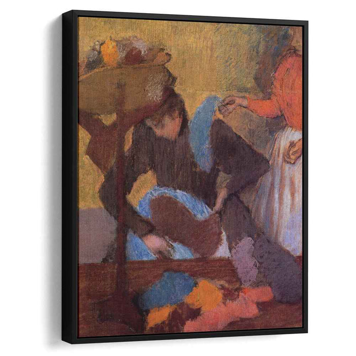 At the Milliner's (1910) by Edgar Degas