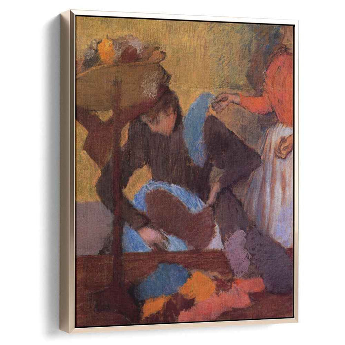 At the Milliner's (1910) by Edgar Degas