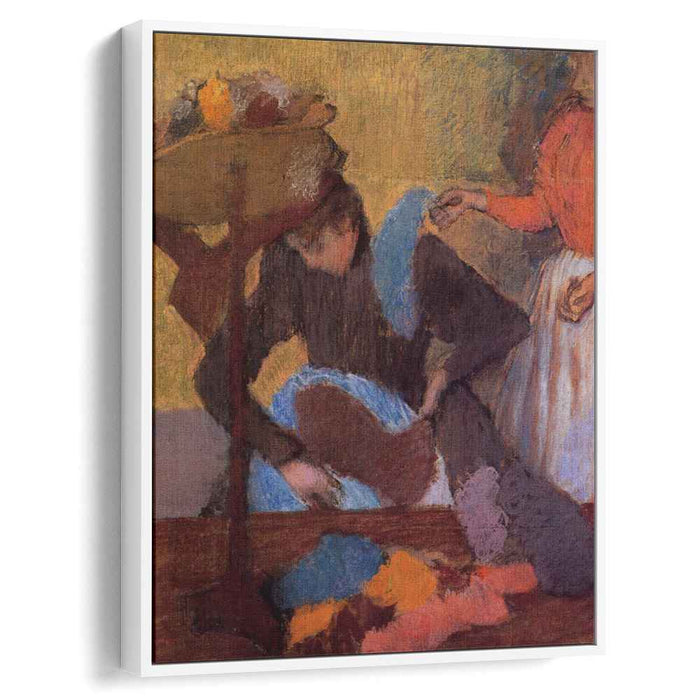 At the Milliner's (1910) by Edgar Degas