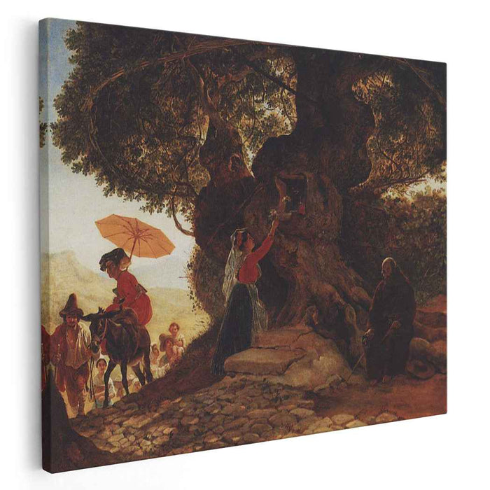 At the Mother of God Oak (1835) by Karl Bryullov