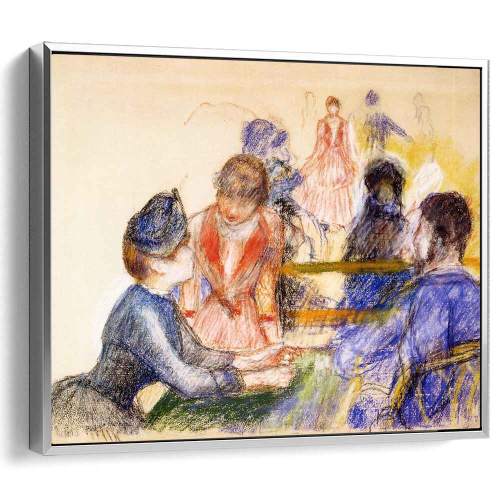 At the Moulin de la Galette (1875) by Pierre-Auguste Renoir