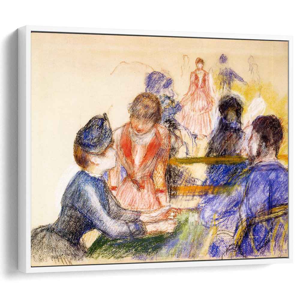 At the Moulin de la Galette (1875) by Pierre-Auguste Renoir