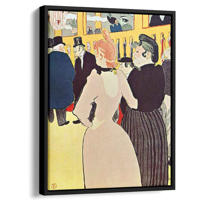 At the Moulin Rouge, La Goulue with Her Sister by Henri de Toulouse-Lautrec