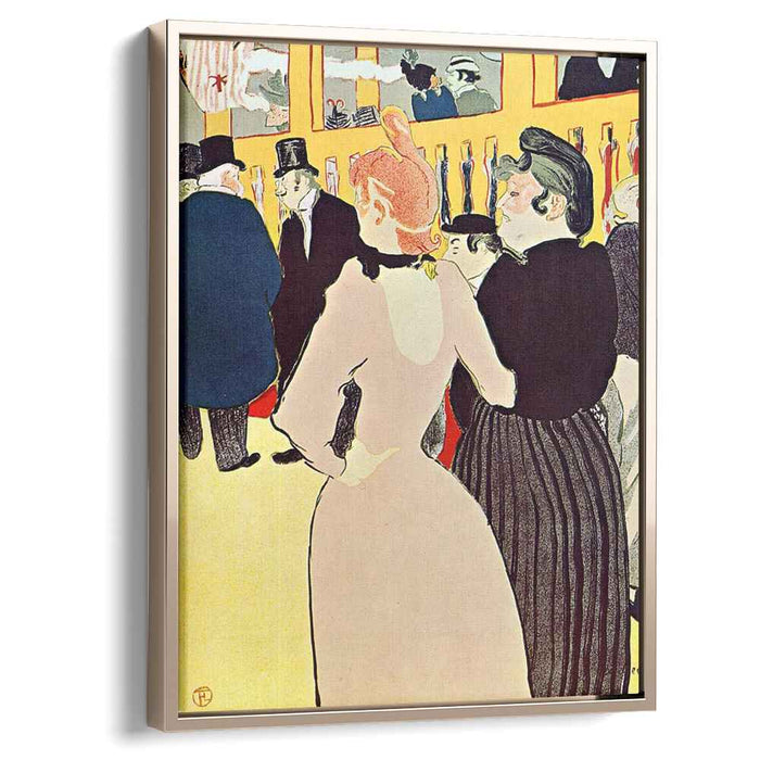 At the Moulin Rouge, La Goulue with Her Sister by Henri de Toulouse-Lautrec