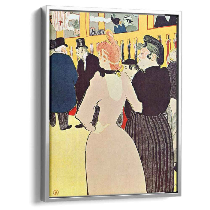 At the Moulin Rouge, La Goulue with Her Sister by Henri de Toulouse-Lautrec