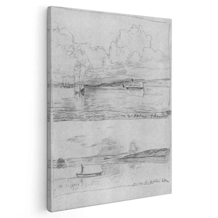 At Volga (1885) by Isaac Levitan