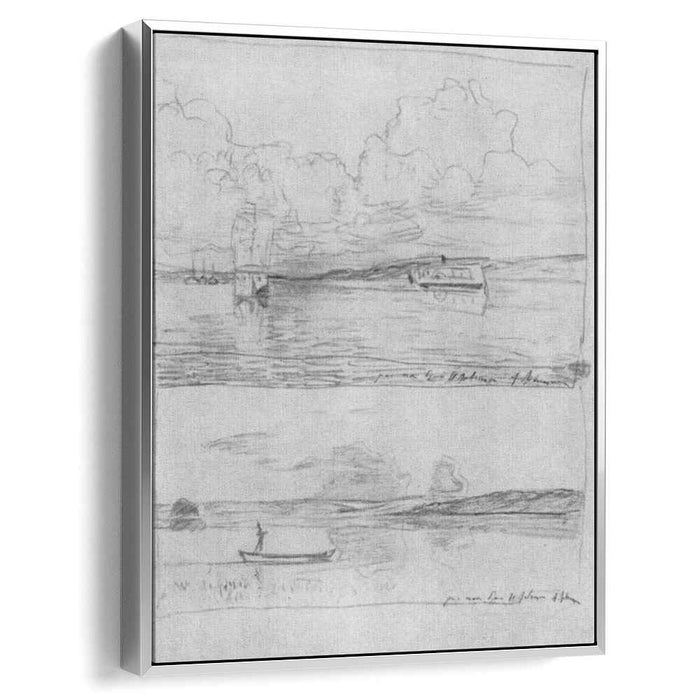 At Volga (1885) by Isaac Levitan