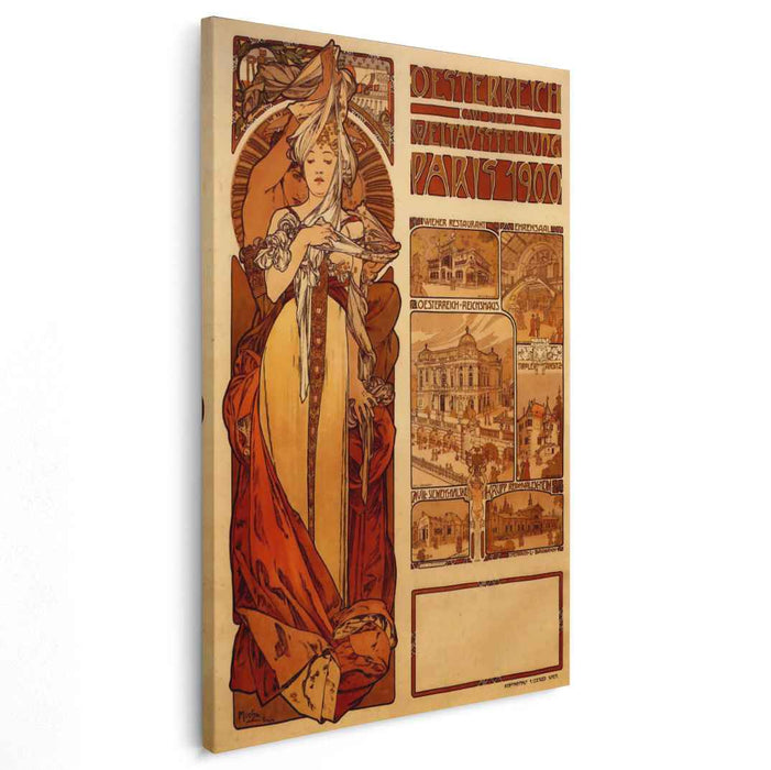 Austria (1899) by Alphonse Mucha