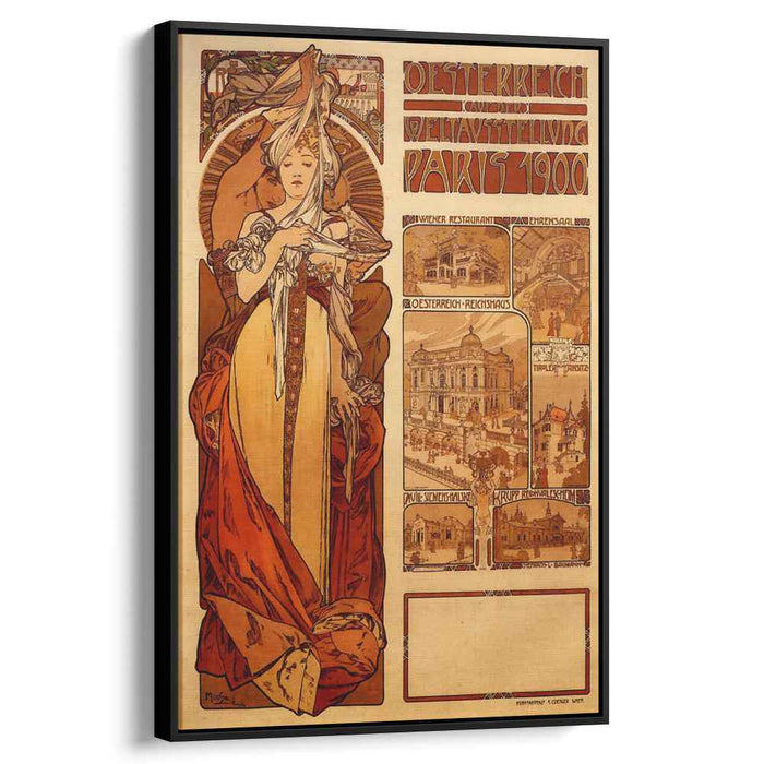 Austria (1899) by Alphonse Mucha