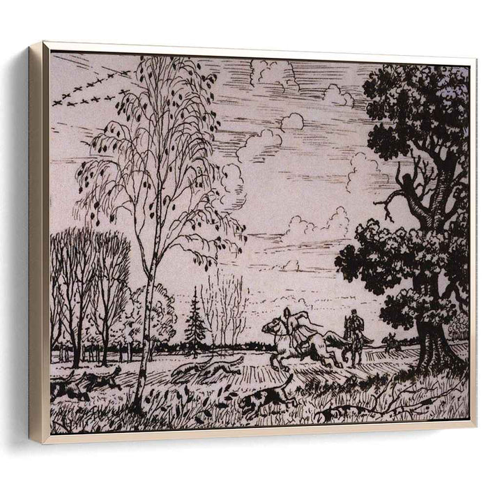 Autumn (1919) by Boris Kustodiev