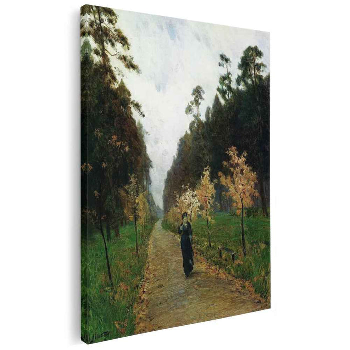 Autumn day, Sokolniki by Isaac Levitan