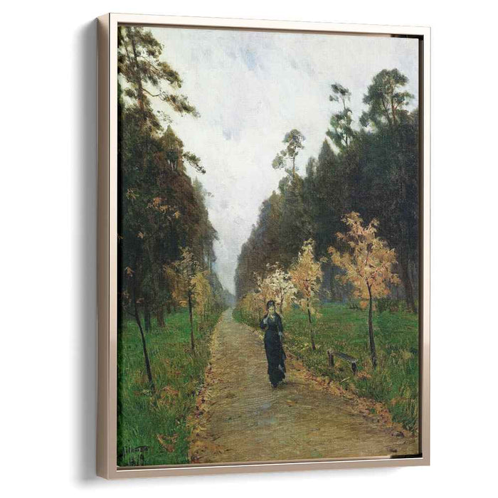 Autumn day, Sokolniki by Isaac Levitan