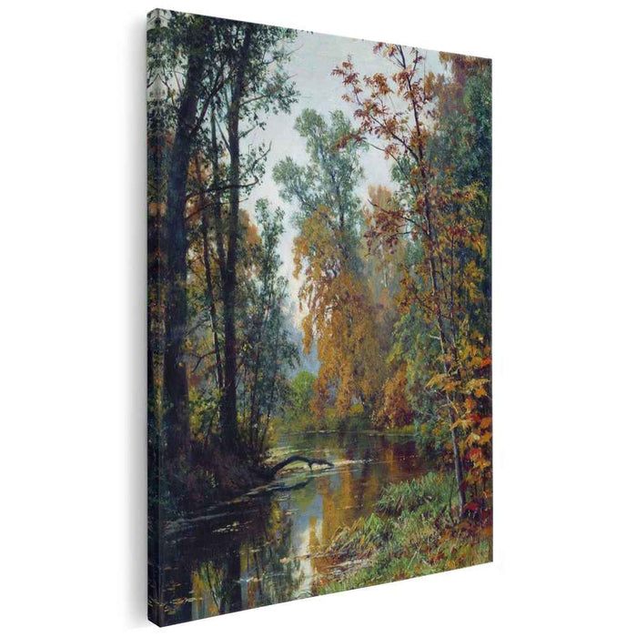 Autumn landscape. Park in Pavlovsk (1888) by Ivan Shishkin