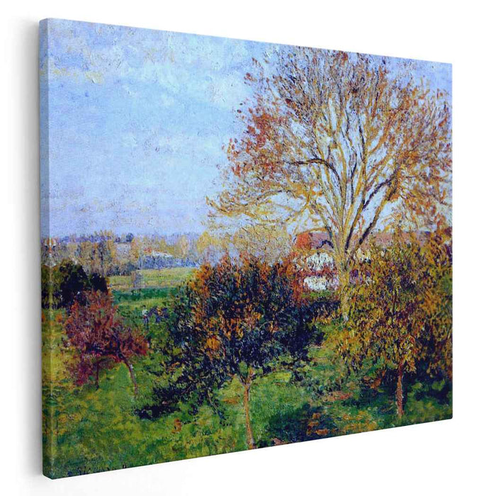 Autumn morning at Eragny (1897) by Camille Pissarro