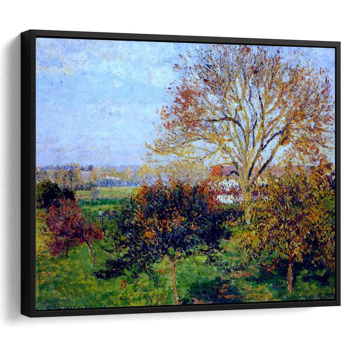 Autumn morning at Eragny (1897) by Camille Pissarro