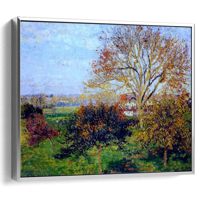 Autumn morning at Eragny (1897) by Camille Pissarro
