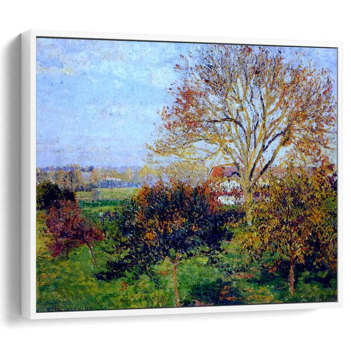 Autumn morning at Eragny (1897) by Camille Pissarro