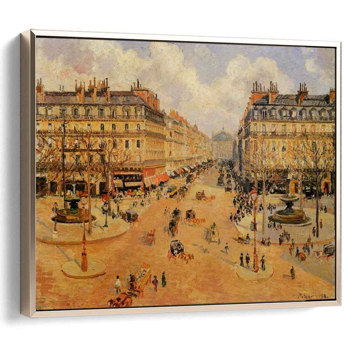 Avenue de l'Opera Morning Sunshine (1898) by Camille Pissarro