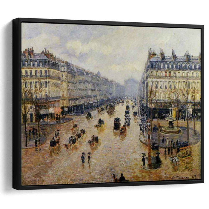 Avenue de l'Opera Rain Effect (1898) by Camille Pissarro
