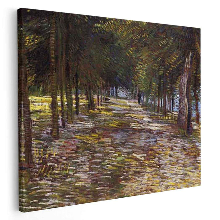 Avenue in Voyer d'Argenson Park at Asnieres (1887) by Vincent van Gogh