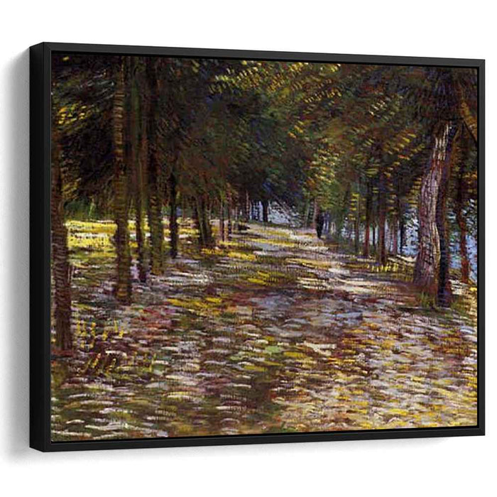 Avenue in Voyer d'Argenson Park at Asnieres (1887) by Vincent van Gogh