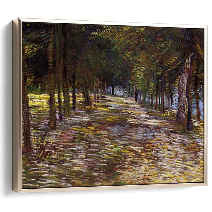 Avenue in Voyer d'Argenson Park at Asnieres (1887) by Vincent van Gogh