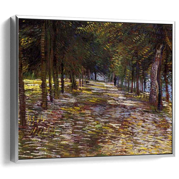 Avenue in Voyer d'Argenson Park at Asnieres (1887) by Vincent van Gogh