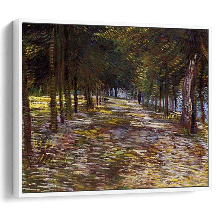 Avenue in Voyer d'Argenson Park at Asnieres (1887) by Vincent van Gogh