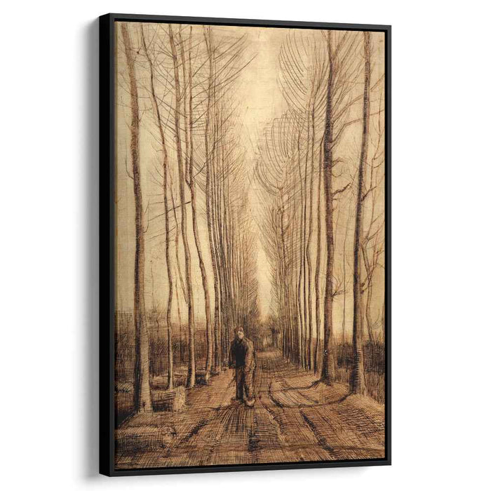 Avenue of Poplars (1884) by Vincent van Gogh