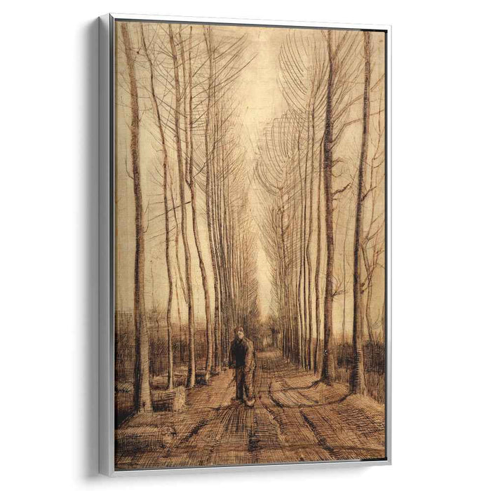 Avenue of Poplars (1884) by Vincent van Gogh