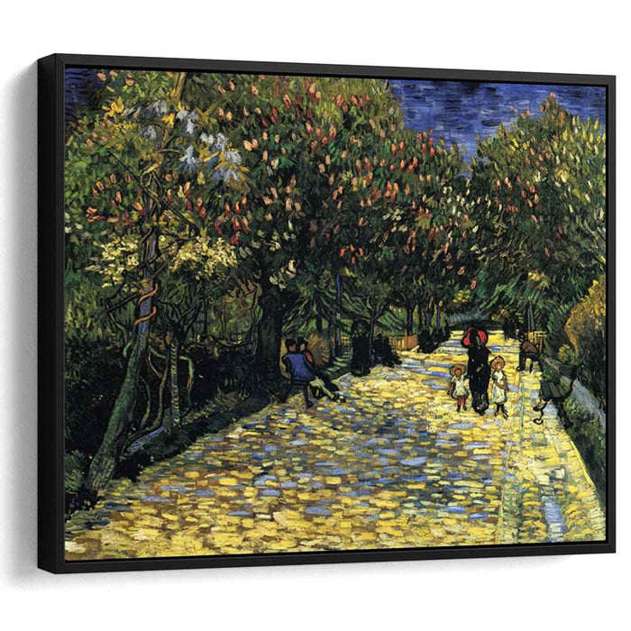 Avenue with Flowering Chestnut Trees at Arles (1889) by Vincent van Gogh