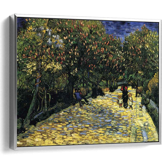 Avenue with Flowering Chestnut Trees at Arles (1889) by Vincent van Gogh