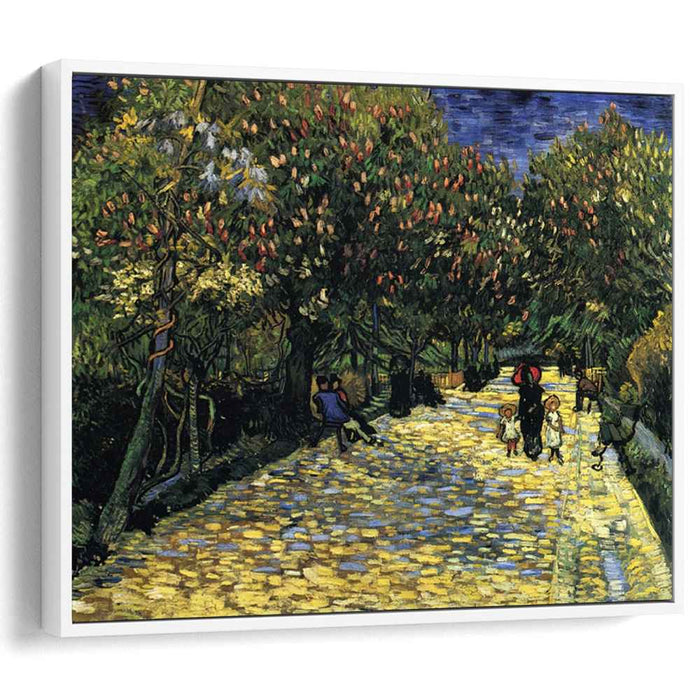 Avenue with Flowering Chestnut Trees at Arles (1889) by Vincent van Gogh