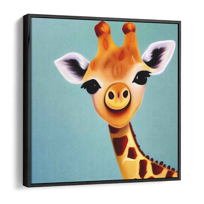 Roaming Wild Spirit: Playful Safari-Inspired Canvas Art Print