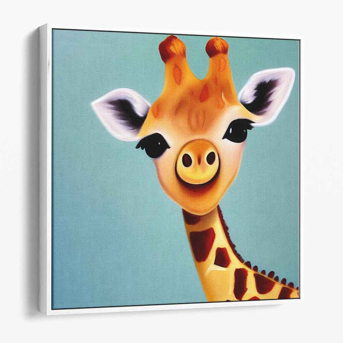 Roaming Wild Spirit: Playful Safari-Inspired Canvas Art Print