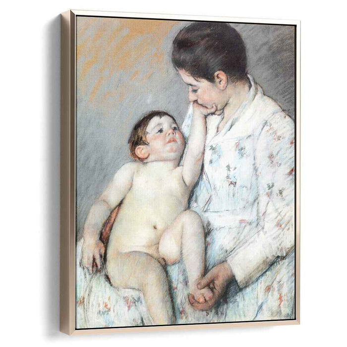 Baby`s First Caress (1891) by Mary Cassatt