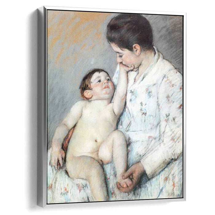 Baby`s First Caress (1891) by Mary Cassatt