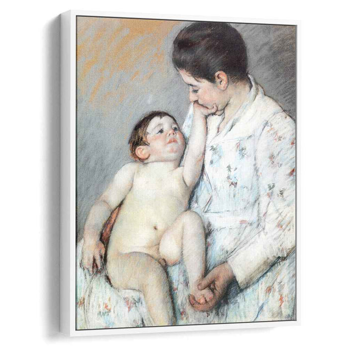Baby`s First Caress (1891) by Mary Cassatt
