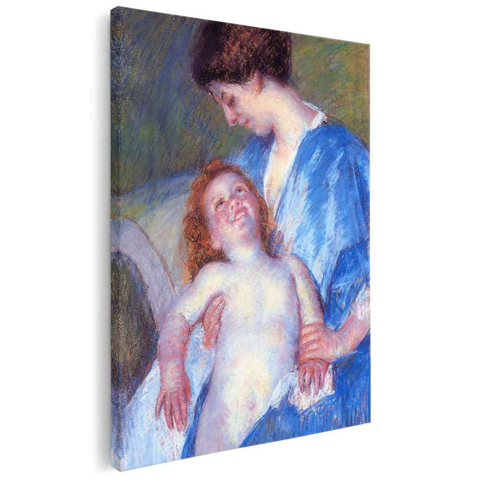 Baby Smiling up at Her Mother (1897) by Mary Cassatt