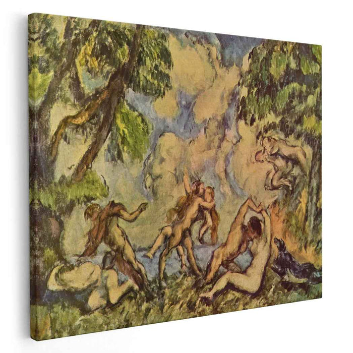 Bacchanalia. The Battle of Love (1880) by Paul Cezanne